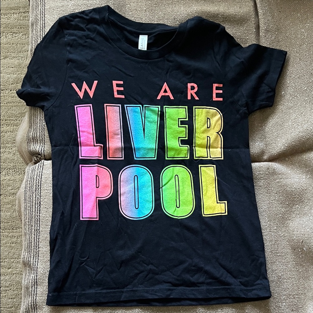 Bella Canvas Black Liverpool Kids T-Shirt